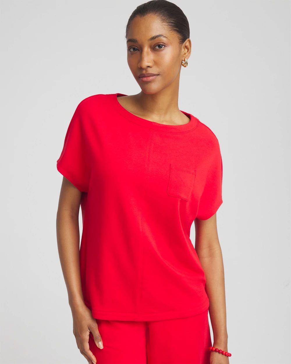 Zenergy® French Terry Pocket Shirt | Chico's